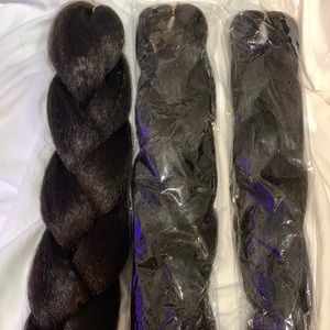 5 Packs of New 24” Soft and Gorgeous Braiding Hair Extensions